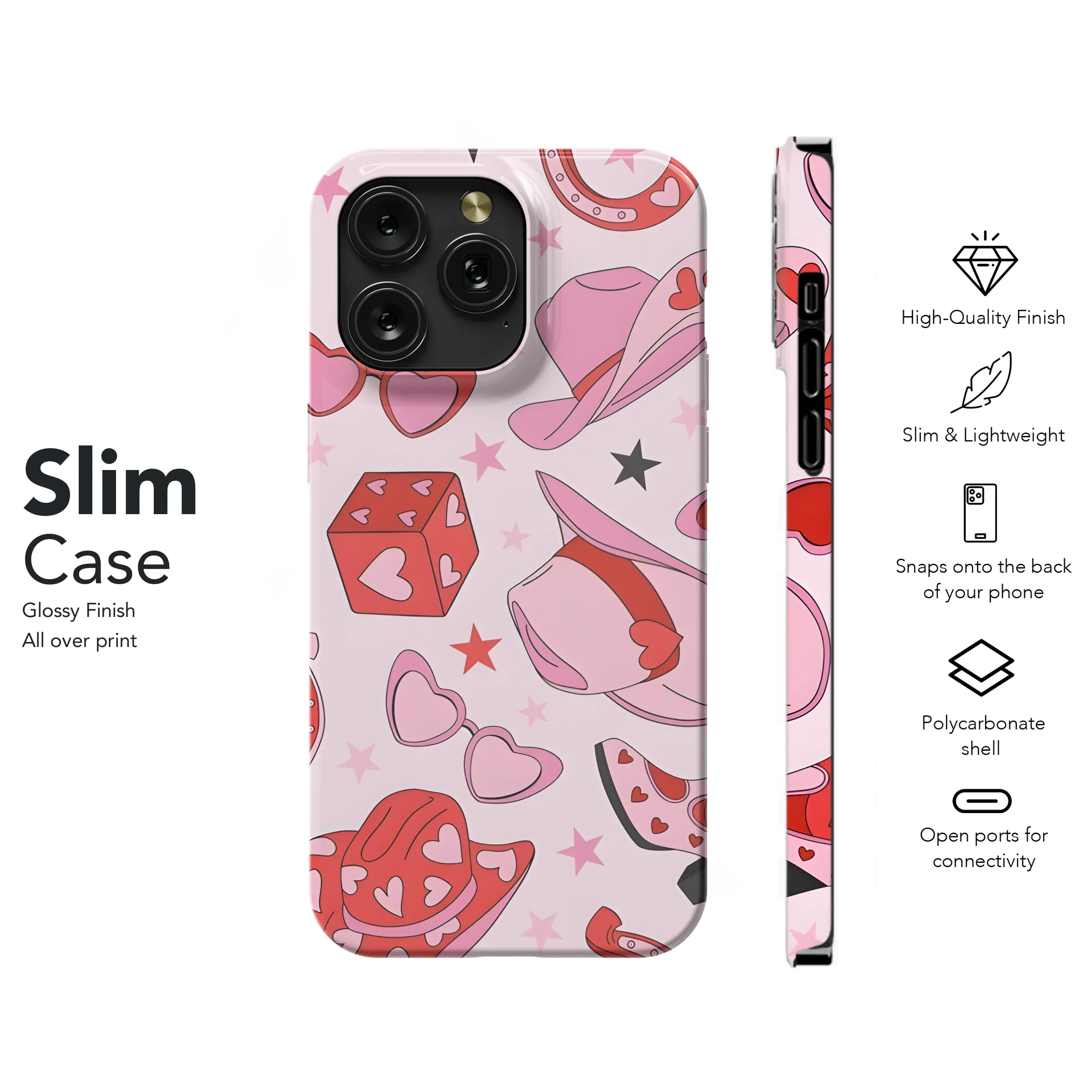 Valentine Cowgirl Accessory Phone Case iPhone Samsung Cover Pixel 3904