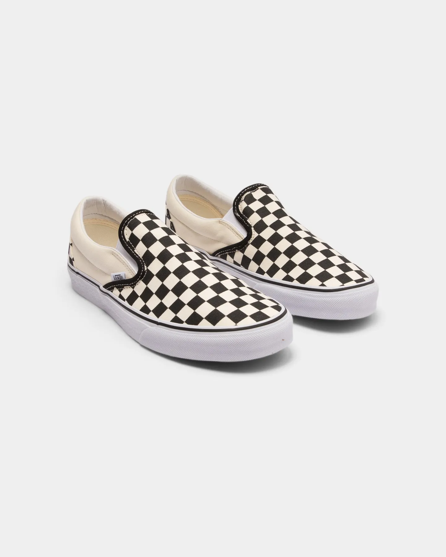 Vans Classic Slip-On (Checkerboard) Black/White