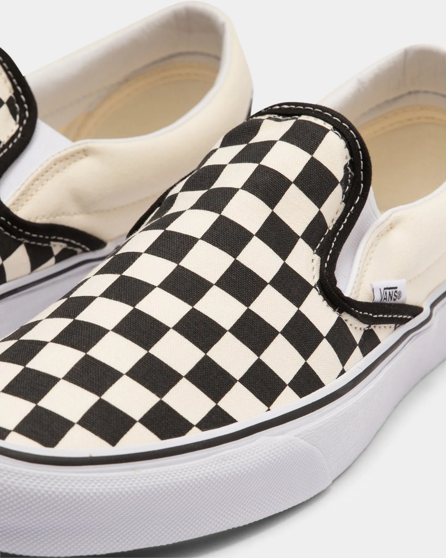 Vans Classic Slip-On (Checkerboard) Black/White