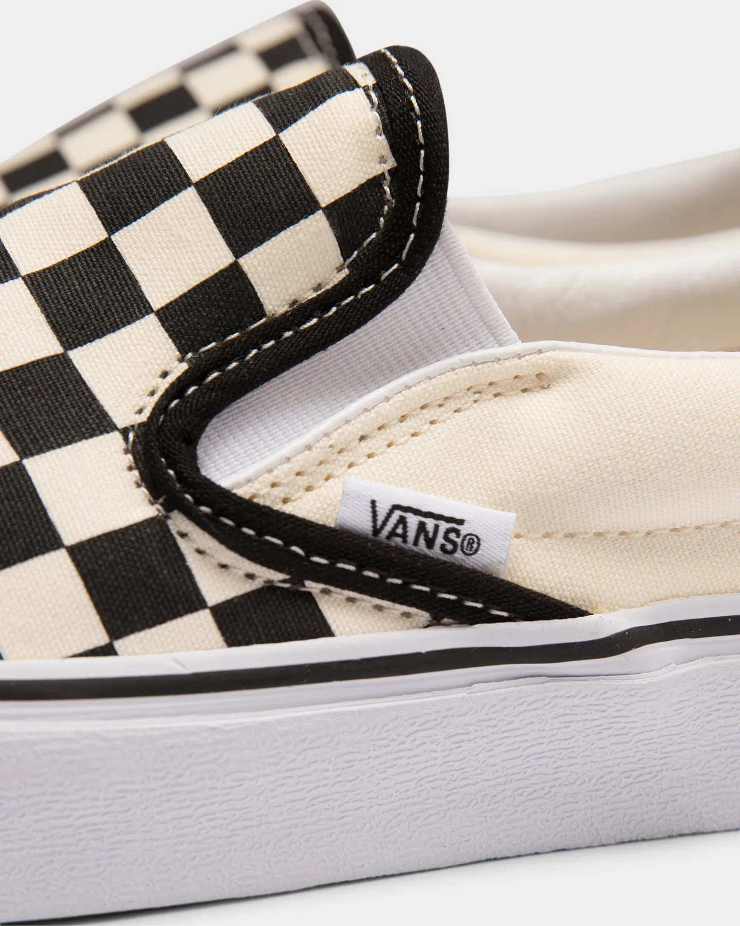 Vans Classic Slip-On (Checkerboard) Black/White